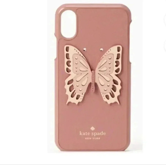 Kate Spade New York Butterfly Applique Snap Case‎ for iPhone Xs Max - Picture 1 of 7